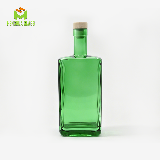 Custom Glass Rum Bottle